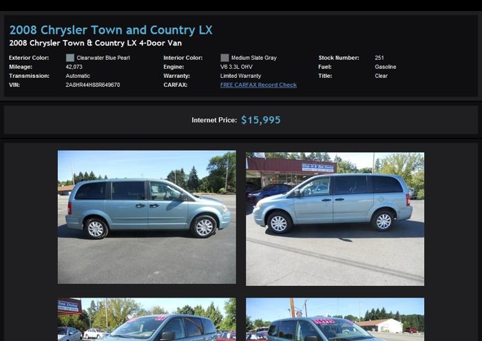 2008 Chrysler Town and Country Lx