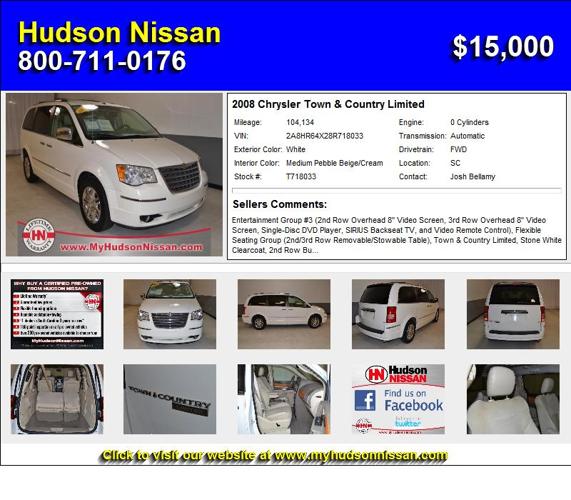 2008 Chrysler Town & Country Limited - Hurry Wont Last Long