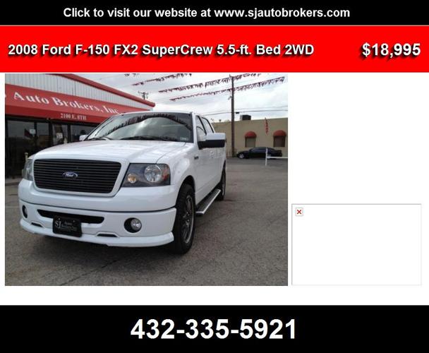 2008 Ford F-150 FX2 SuperCrew 5.5-ft. Bed 2WD - Wont Last at this Price