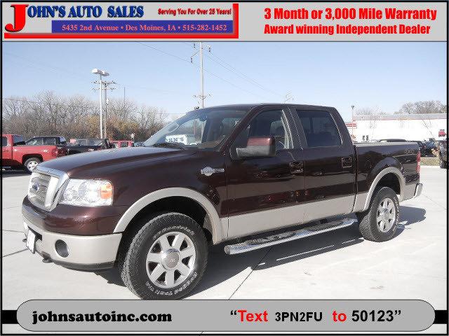 2008 ford f-150 king ranch 4x4 supercrew 34528 castano