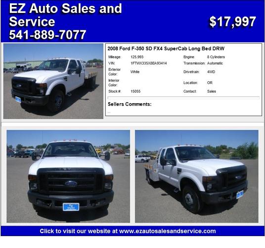 2008 Ford F-350 SD FX4 SuperCab Long Bed DRW - You will be Satisfied