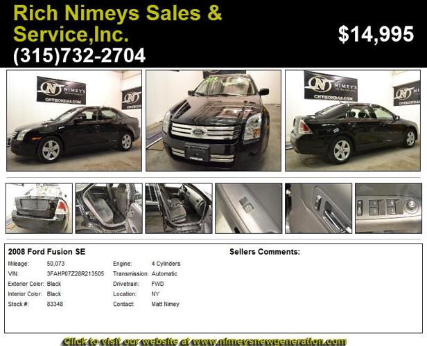 2008 Ford Fusion SE - Call Now