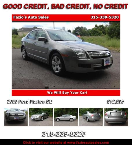 2008 Ford Fusion SE - Must Sell