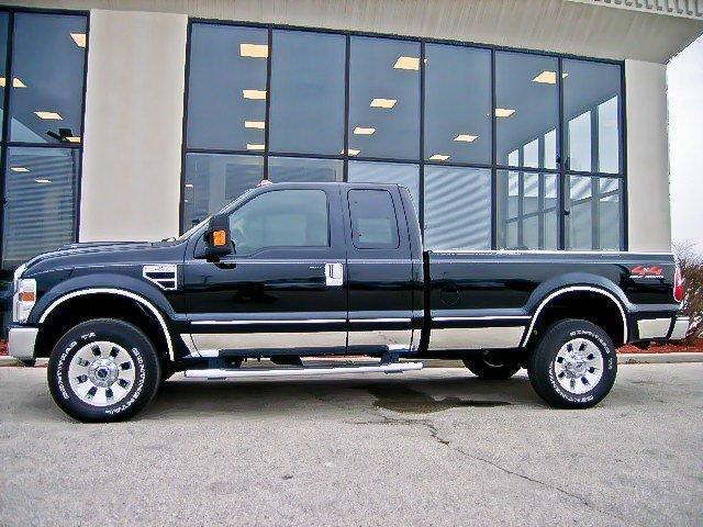 2008 ford super duty f-350 srw lariat one owner off-road camper traction snow plow memory packa
