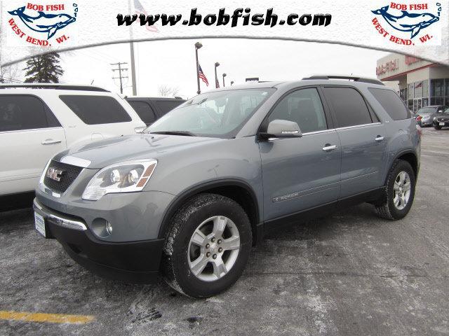 2008 gmc acadia slt certified low mileage 5208a 6 cyl.