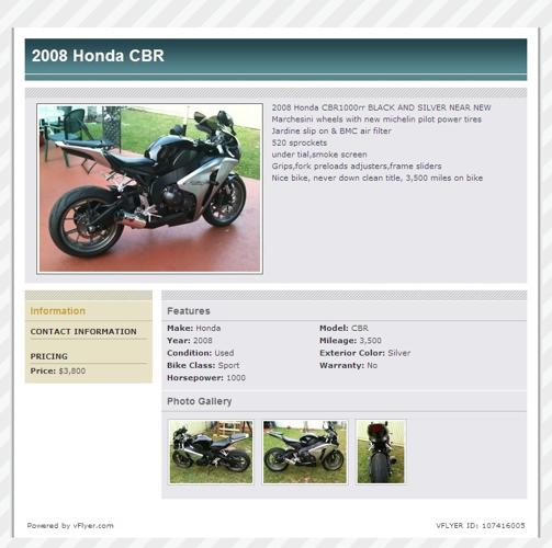 2008 Honda CBR