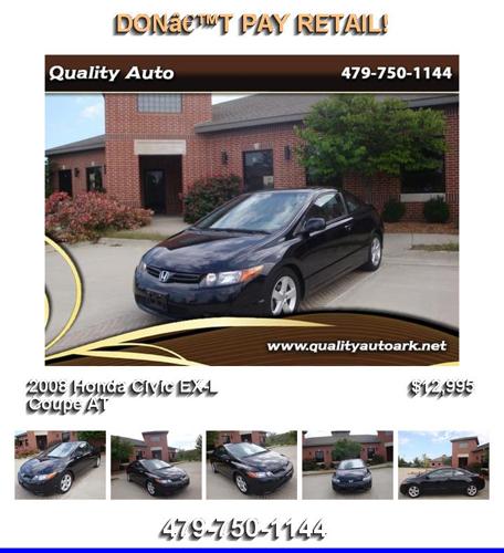 2008 Honda Civic EX-L Coupe AT - Call to Schedule your Test Drive