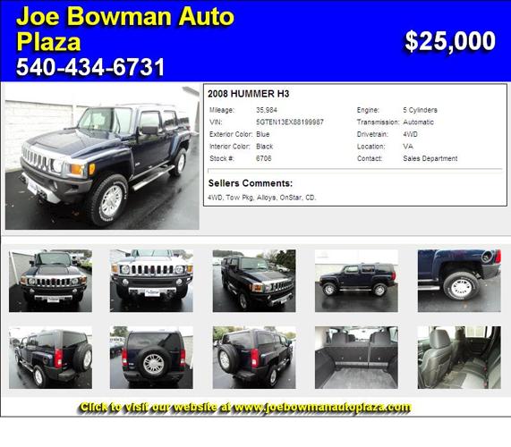 2008 HUMMER H3 - Hurry In Today