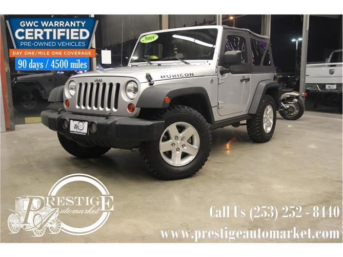 2008 Jeep Wrangler Rubicon 4x4 2dr SUV w/Side Airbag Package