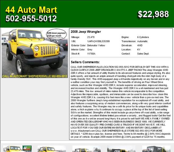 2008 Jeep Wrangler - Your Search Stops Here