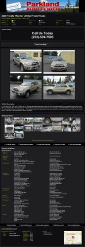 2008 Toyota 4Runner Limited Truck/Trucks Guaranteed Approval