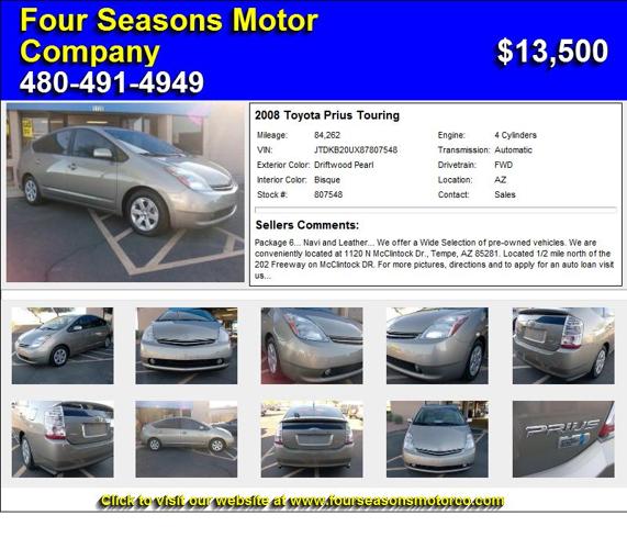 2008 Toyota Prius Touring - used cars in AZ