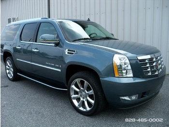 2009 cadillac escalade esv carfax one owner four dvd players awd 275939 stealth gray