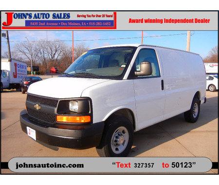 2009 chevrolet express cargo 2500 34511 white