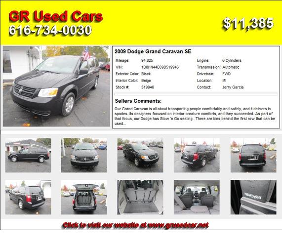 2009 Dodge Grand Caravan SE - Stop Looking and Buy Me