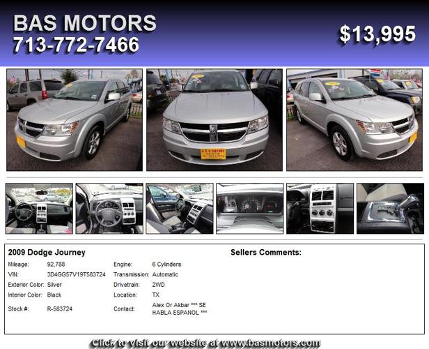 2009 Dodge Journey - Hurry In