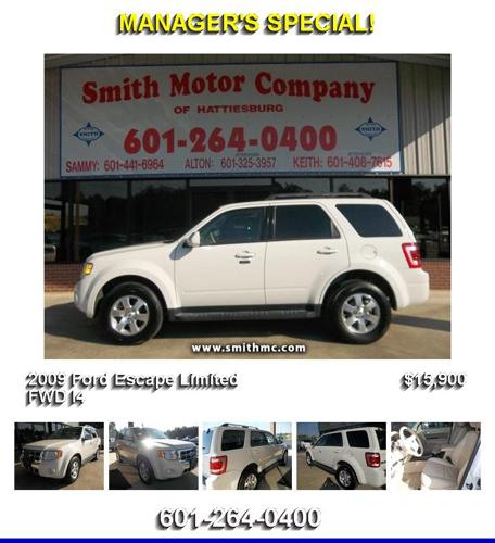 2009 Ford Escape Limited FWD I4 - Call Now