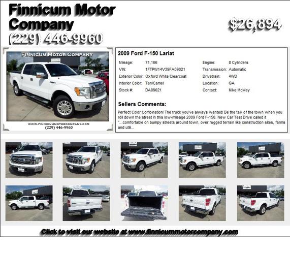 2009 Ford F-150 Lariat - used cars in 31763