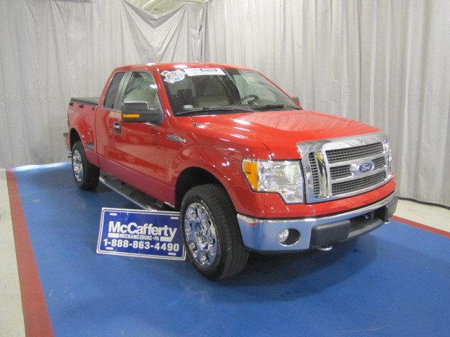 2009 ford f-150 xlt s.c. stepside 4wd certified low mileage p2752 redfire