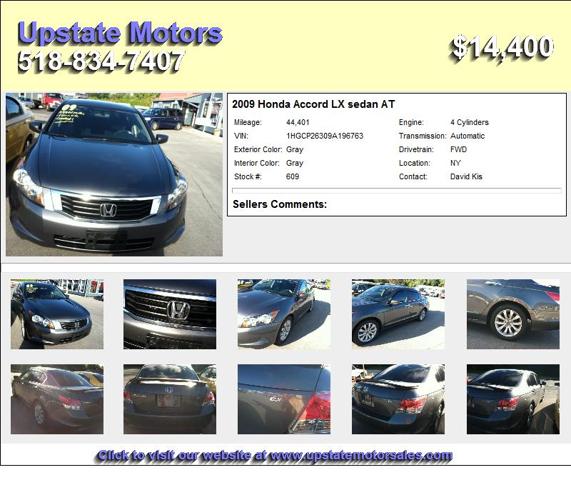 2009 Honda Accord LX sedan AT - Great Deals On Used Cars