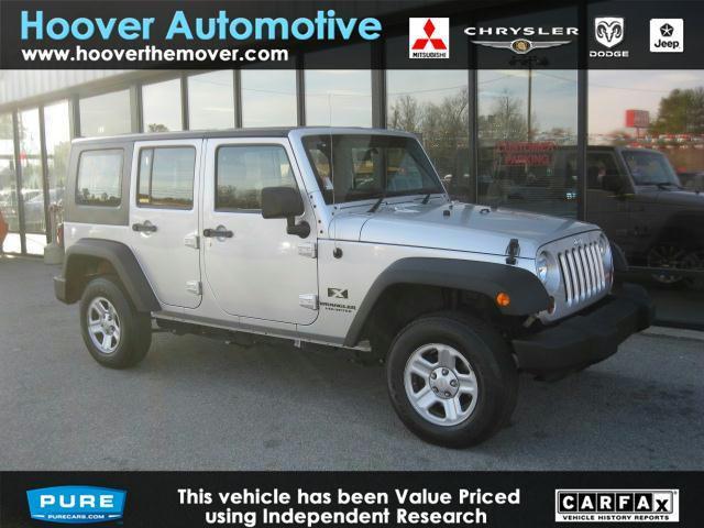 2009 jeep wrangler unlimited 4wd 4dr x rhd price reduced 12s036b 4-speed a/t