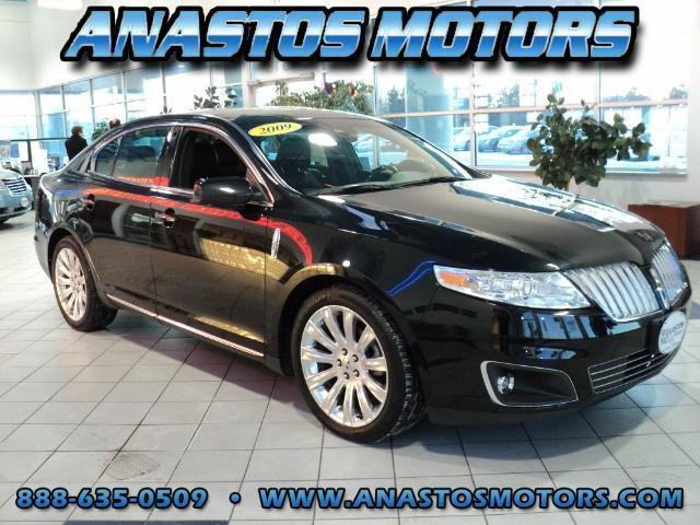 2009 lincoln mks low mileage p8180 charcoal black