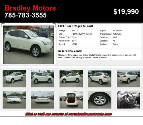 2009 Nissan Rogue SL AWD - Priced to Move