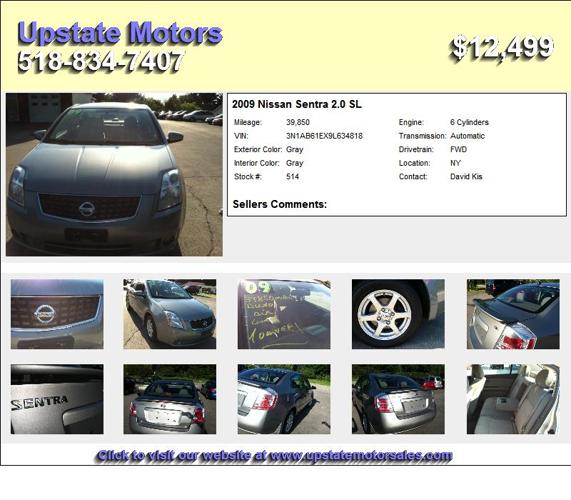 2009 Nissan Sentra 2.0 SL - Affordable Cars For Sale