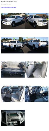 2009 toyota tacoma v6 certified low mileage t5379 4wd