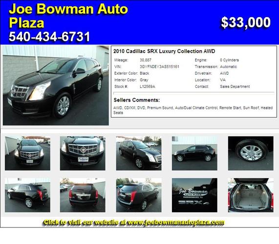 2010 Cadillac SRX Luxury Collection AWD - Diamond in the Rough