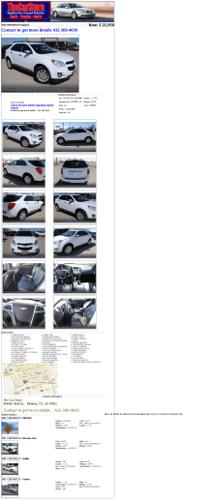 2010 chevrolet equinox 51667 suv