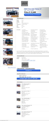 2010 chevrolet tahoe lt finance available 2994 4wd