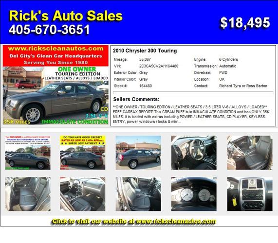 2010 Chrysler 300 Touring - Hurry In