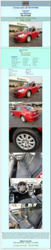 2010 chrysler sebring touring 123-u1695 red