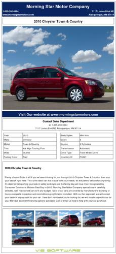 2010 Chrysler Town & Country