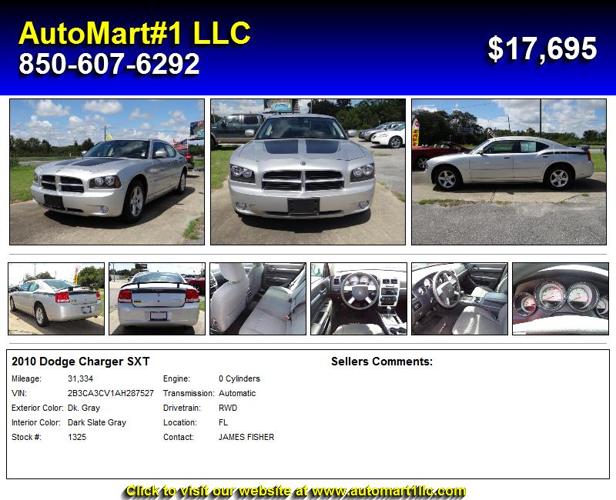 2010 Dodge Charger SXT - Hurry Wont Last Long