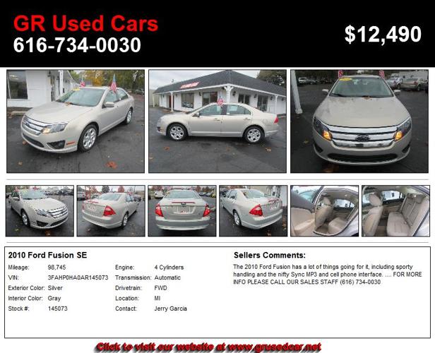 2010 Ford Fusion SE - Hurry Wont Last Long