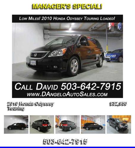 2010 Honda Odyssey Touring - Look No Further