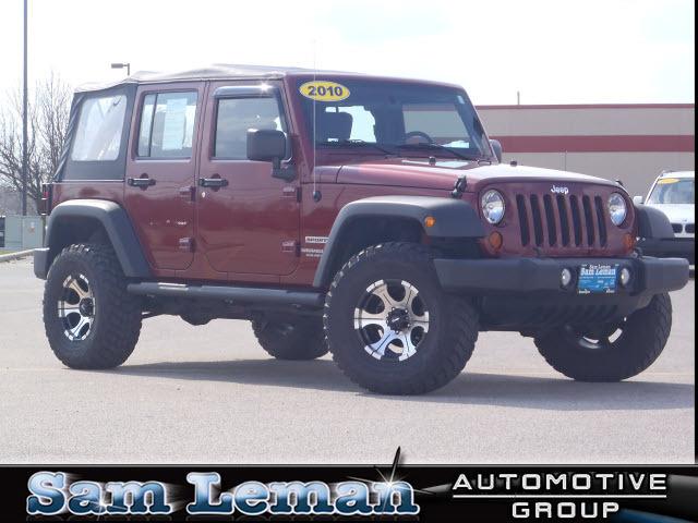 2010 JEEP Wrangler Unlimited 4WD 4dr Sport AIR CONDITIONING CD PLAYER