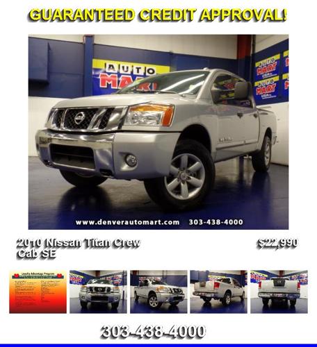 2010 Nissan Titan Crew Cab SE - Call For More Information