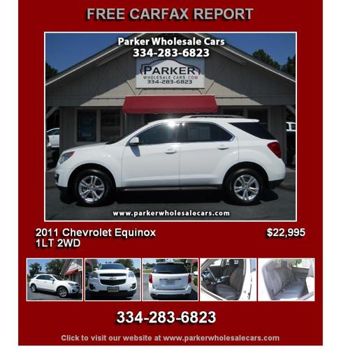 2011 Chevrolet Equinox 1LT 2WD - No Need to continue Shopping