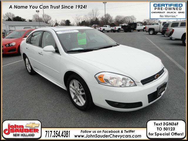 2011 chevrolet impala ltz 15481p white