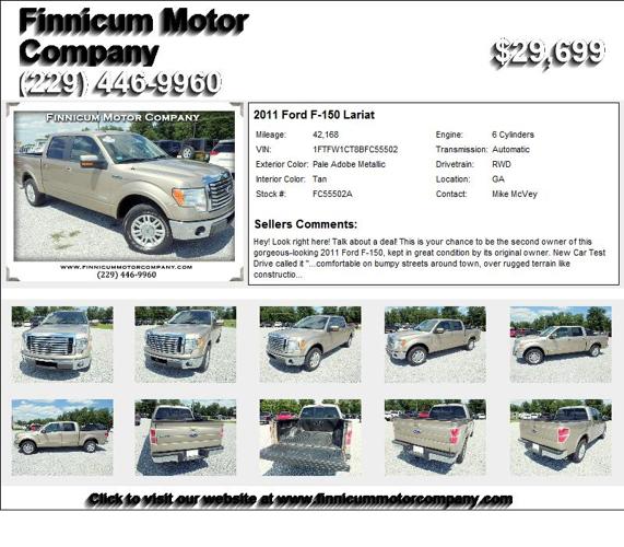 2011 Ford F-150 Lariat - Affordable Cars