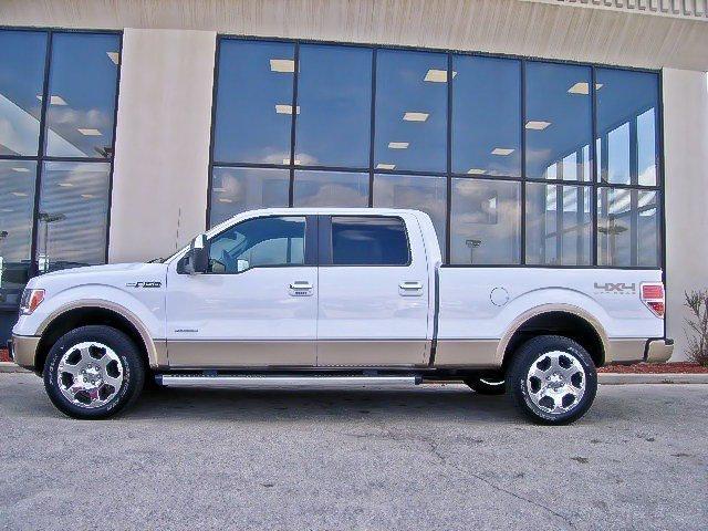 2011 ford f-150 lariat ecoboost 6-passenger maxtow off-road navigation rear low mileage f5936 whit