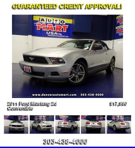 2011 Ford Mustang 2d Convertible - Must See