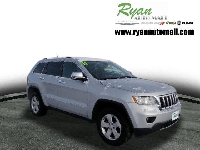 2011 jeep grand cherokee limited 4wd leather sunroof great condition u0177r silver