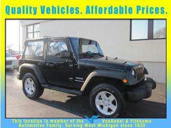 2011 jeep wrangler 4wd 2dr sport c16180a black clear coat