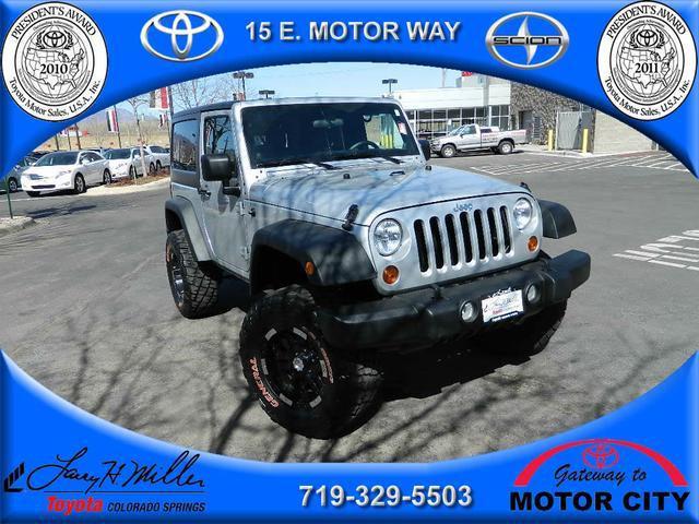 2011 jeep wrangler sport lifted low mileage bl517592 sil/silver