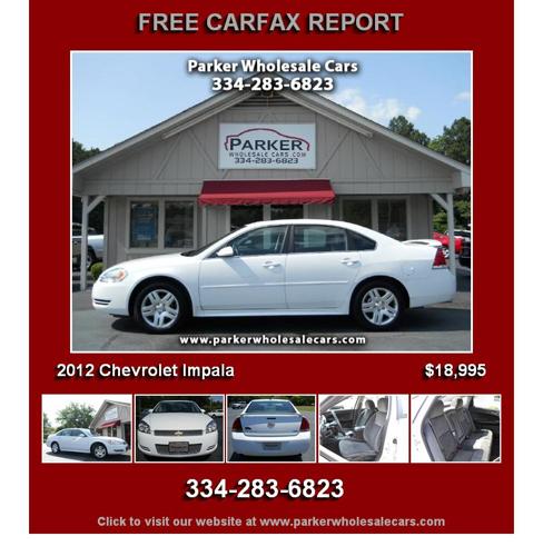 2012 Chevrolet Impala - Wont Last at this Price