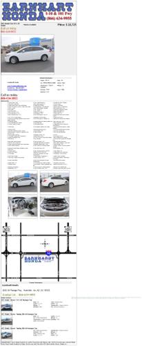 2012 honda civic ex-l 4d sedan finance available h21602 white